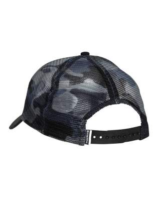 Simms Musky Icon Trucker, Woodland Camo Storm