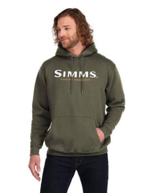 Simms Logo Hoody, Forest