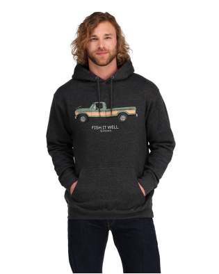 Simms Fish It Well 250 Hoody, Charcoal Heather