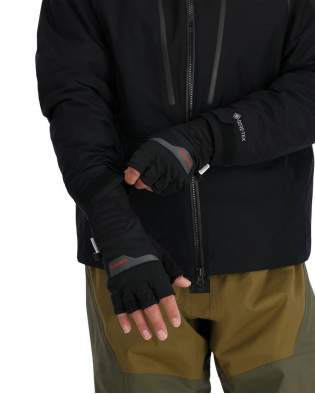 Simms Windstopper Half-Finger Glove, Black