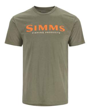 Купить Simms Logo T-Shirt, Military Heather Simms Logo T-Shirt, Military Heather