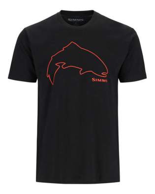 Купить Simms Trout Outline T-Shirt, Black Simms Trout Outline T-Shirt, Black
