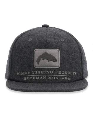 Simms Wool Trout Icon Cap, Graphite