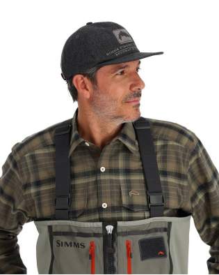 Simms Wool Trout Icon Cap, Graphite
