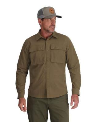 Simms Lodge Work Shirt, Driftwood