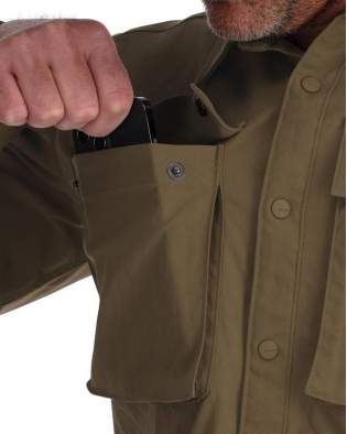 Simms Lodge Work Shirt, Driftwood