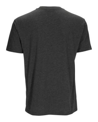 Simms Trout Outline T-Shirt, Charcoal Heather