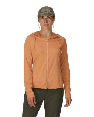 Купить Simms Women's SolarFlex Full-Zip Hoody, Orange Maple Heather Simms Women's SolarFlex Full-Zip Hoody, Orange Maple Heather