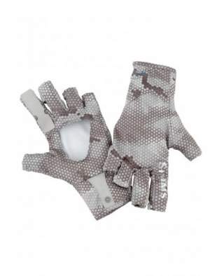 Перчатки Simms Solarflex Sunglove, Hex Camo Boulder