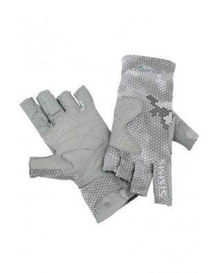 Перчатки Simms Solarflex Guide Glove, Hex Camo Boulder