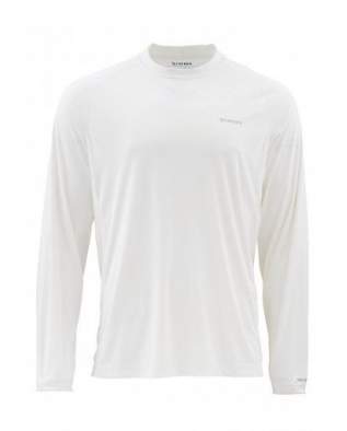 Футболка Simms Solarflex LS Crewneck Solid, White