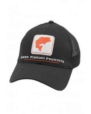 Кепка Simms Bass Trucker, Black