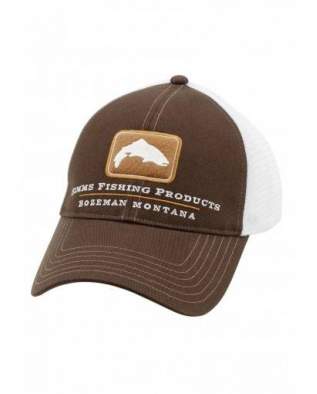 Simms Trout Trucker Cap, Bark