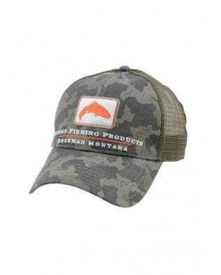 Кепка Simms Trout Trucker Cap, Simms Camo