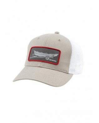 SIMMS High Crown Patch Trucker, Drift Cork