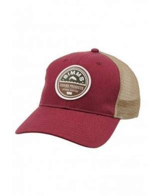 SIMMS Patch Trucker Cap, Malbec