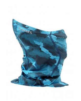 Купить Бандана Simms BugStopper Sungaiter, Hex Camo Cobalt Бандана Simms BugStopper Sungaiter, Hex Camo Cobalt