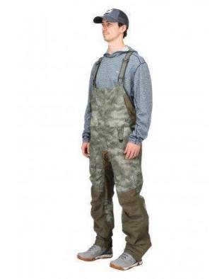 Simms Challenger Bib, Hex Camo Loden