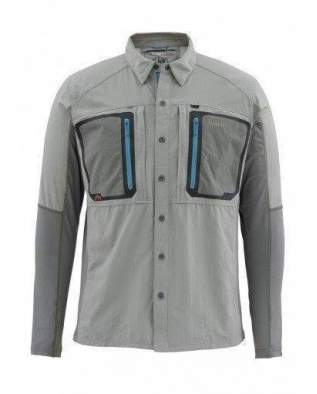 Купить Рубашка Simms Taimen TriComp LS Shirt, Smoke Рубашка Simms Taimen TriComp LS Shirt, Smoke