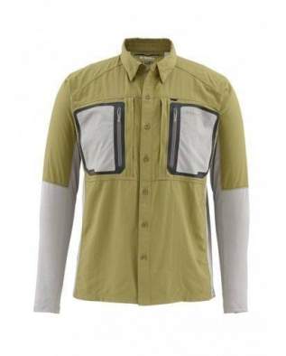 Рубашка Simms Taimen TriComp LS Shirt, Army Green