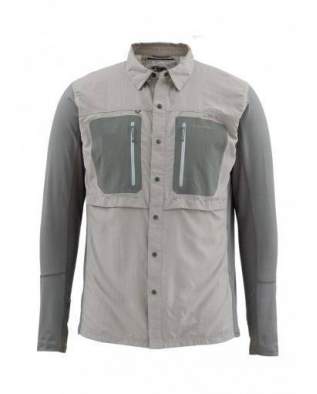 Рубашка Simms GT TriComp LS Shirt, Platinum