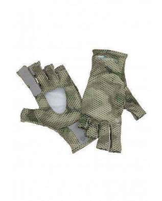Перчатки Simms Solarflex Sunglove, Hex Camo Loden