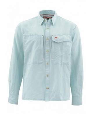 Рубашка Simms Guide LS Shirt, Light Teal