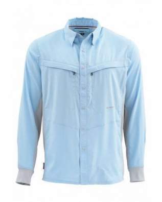 Рубашка SIMMS Intruder Bicomp Shirt, Light Blue