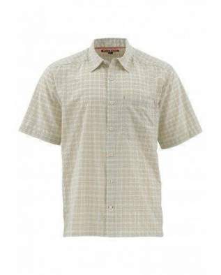 Рубашка Simms Morada SS Shirt, Pale Khaki Plaid