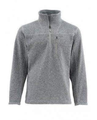 Купить Пуловер Simms Rivershed Sweater Quarter Zip, Smoke Пуловер Simms Rivershed Sweater Quarter Zip, Smoke
