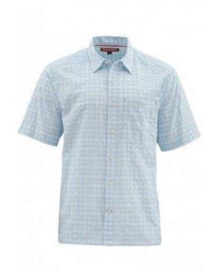 Купить Рубашка Simms Morada SS Shirt, Light Blue Plaid Рубашка Simms Morada SS Shirt, Light Blue Plaid
