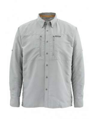 Рубашка Simms Bugstopper LS Shirt Solid, Smoke