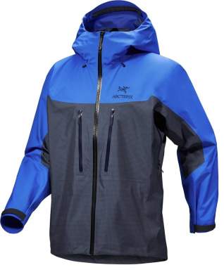 Arcteryx ALPHA JACKET MEN'S, Electra Black-Sapphire