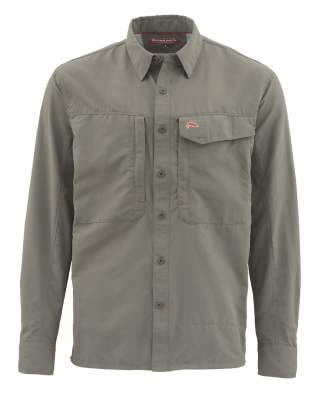 Рубашка Simms Guide LS Shirt - Solid, Olive