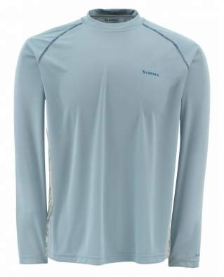 Купить Simms SolarFlex LS Crewneck - Print, Tidal Camo Slate Blue Simms SolarFlex LS Crewneck - Print, Tidal Camo Slate Blue