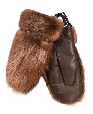 Купить Рукавицы Беркаль Бобр, коричневый Рукавицы Беркаль Бобр, коричневый