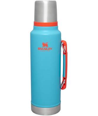 Купить Stanley CLASSIC 1,4L, голубой с оранжевым лого Stanley CLASSIC 1,4L, голубой с оранжевым лого