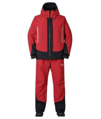 Daiwa DW-1824 Gore-Tex Combination Up Winter Suit, Red