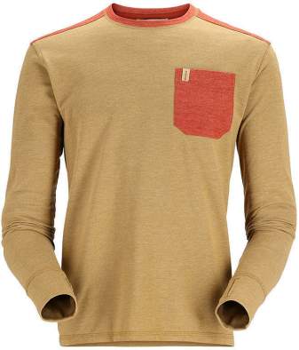 Simms Henry's Fork Crew, Camel Heather-Clay Heather