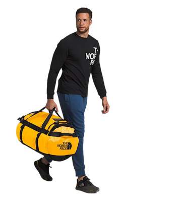 The North Face BASE CAMP DUFFEL, L, Summit Gold-TNF Black