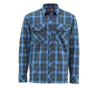 Simms Guide Insulated Shaket, Admiral Blue Plaid