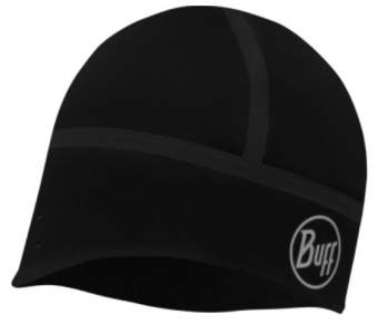 Buff Windproof Hat, Solid Black (L/XL)