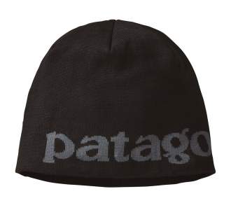 Patagonia M's Beanie Hat Logo Belwe Black