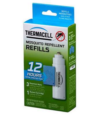 Купить ThermaCell REFILLS MR 000-12 (1 газовый картридж + 3 пластины) ThermaCell REFILLS MR 000-12 (1 газовый картридж + 3 пластины)