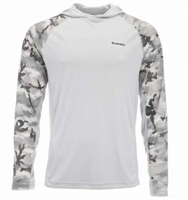 Simms SolarFlex Hoody - Print, Hex Flo Camo Steel