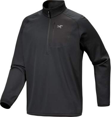 Купить Arcteryx DELTA 1-2 ZIP MEN'S, Black Arcteryx DELTA 1-2 ZIP MEN'S, Black