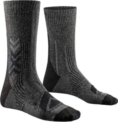 X-SOCKS HIKE PERFORM MERINO CREW, Black Charcoal