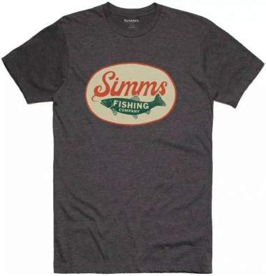 Купить Simms Trout Wander T-Shirt, Charcoal Heather Simms Trout Wander T-Shirt, Charcoal Heather