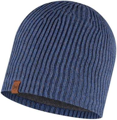 Buff Knitted & Full Fleece Hat, Lyne Denim