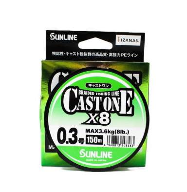 Купить Sunline Cast One×8 150m #0.3 PE, Light Green Sunline Cast One×8 150m #0.3 PE, Light Green